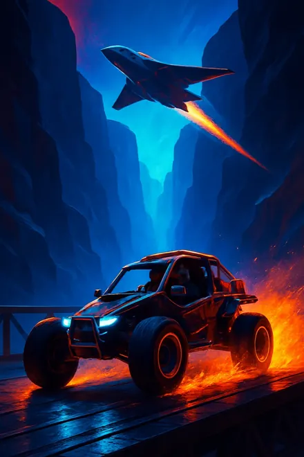 Warmerise: Red vs Blue key art